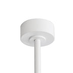 Ventilateur de plafond LED noir à 8 pales de 65 pouces avec éclairage et télécommande