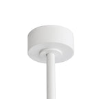 Ventilateur de plafond LED noir à 8 pales de 65 pouces avec éclairage et télécommande