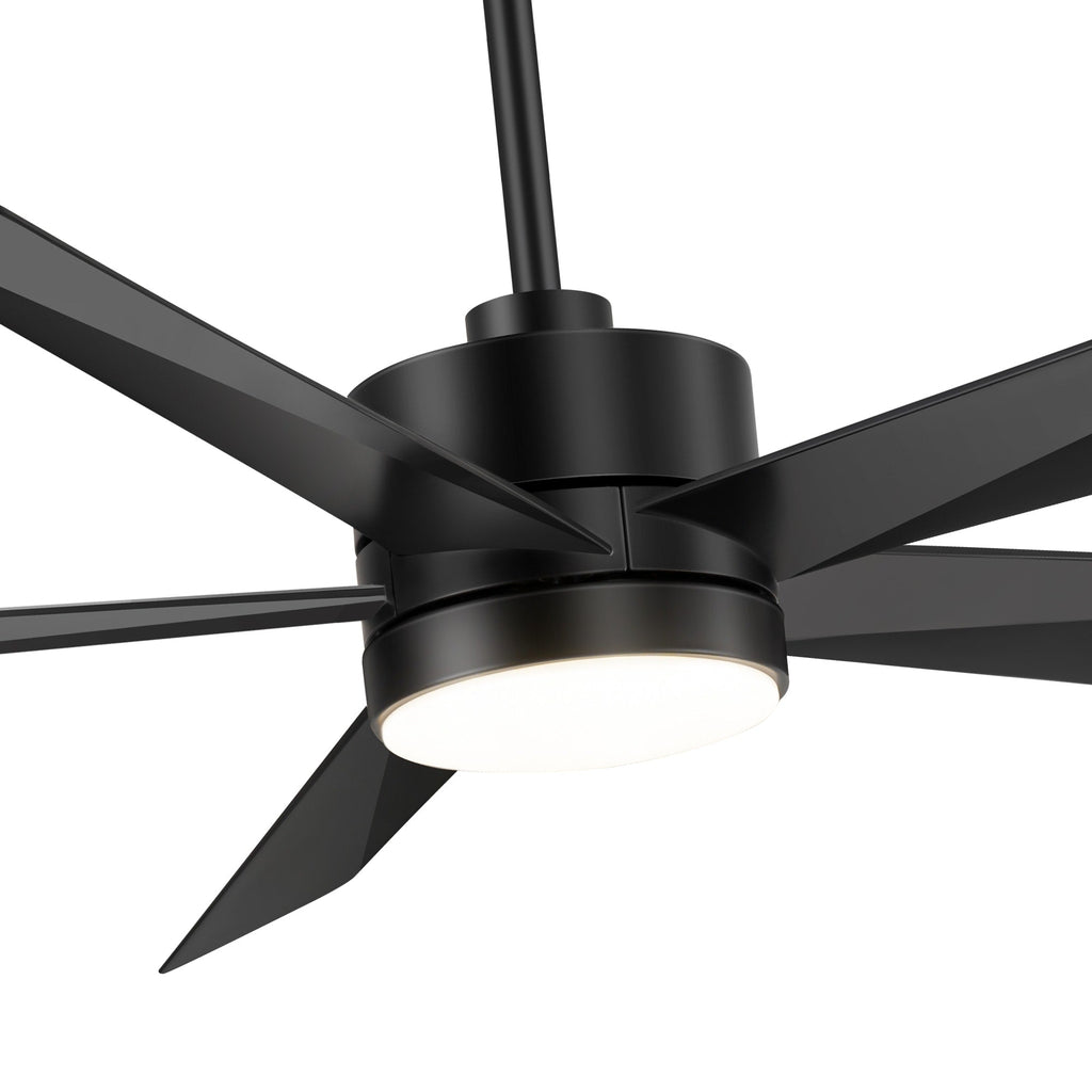 Ventilateur de plafond LED Breezary 65/52/42 à 5 pales avec kit d'éclairage et télécommande