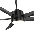 Ventilateur de plafond LED Breezary 65/52/42 à 5 pales avec kit d'éclairage et télécommande
