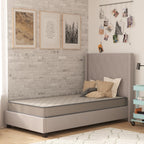 Matelas hybride à ressorts et plateau moyen