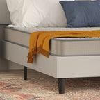 Matelas hybride à ressorts et plateau moyen
