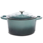 Cocotte ronde en fonte de 7 litres en frêne