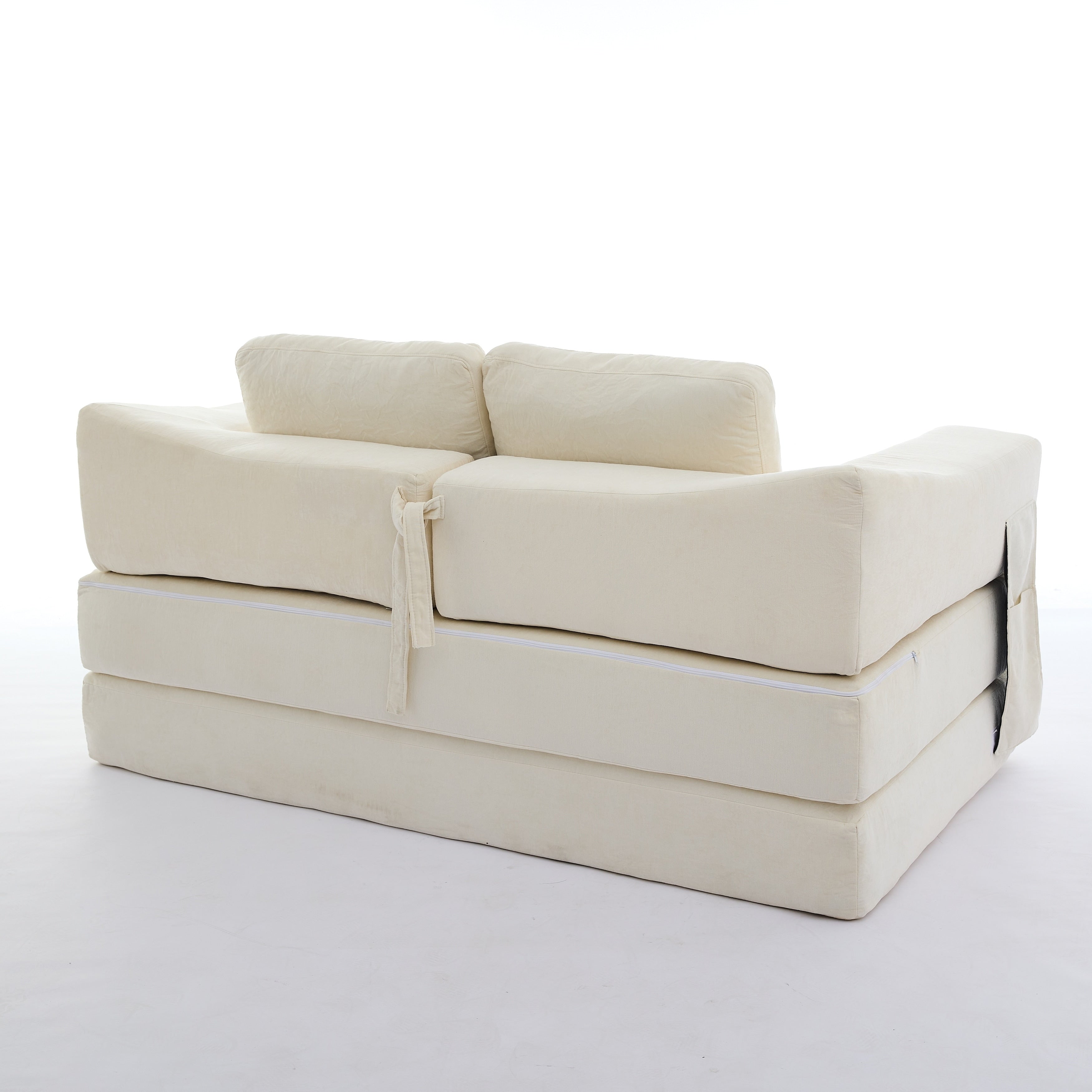 Canapé-lit convertible rembourré 70,87 $, fauteuil convertible, canapé de sol confortable pour salon, chambre, tissu chenille