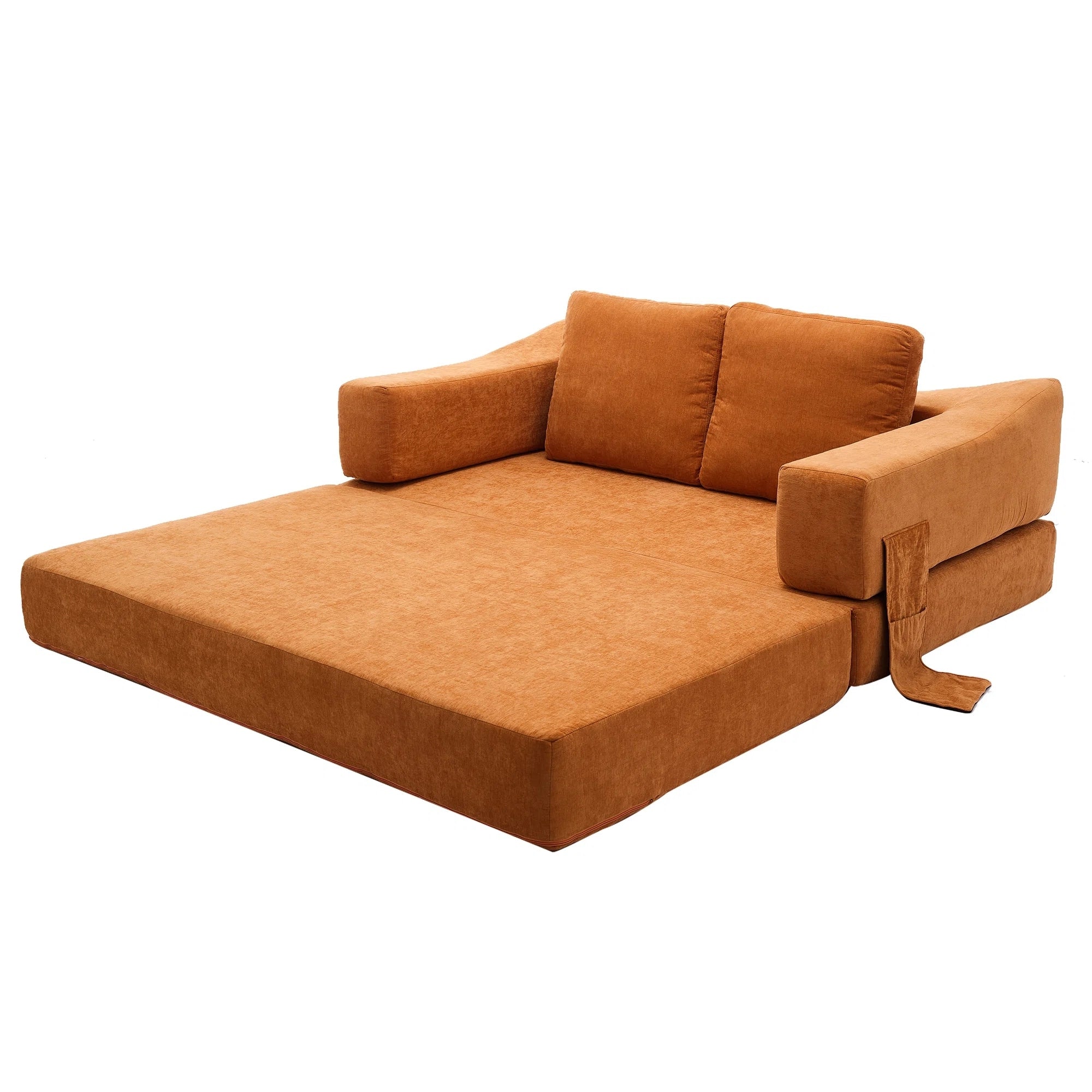 Canapé-lit convertible rembourré 70,87 $, fauteuil convertible, canapé de sol confortable pour salon, chambre, tissu chenille