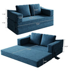 Canapé-lit convertible rembourré 70,87 $, fauteuil convertible, canapé de sol confortable pour salon, chambre, tissu chenille