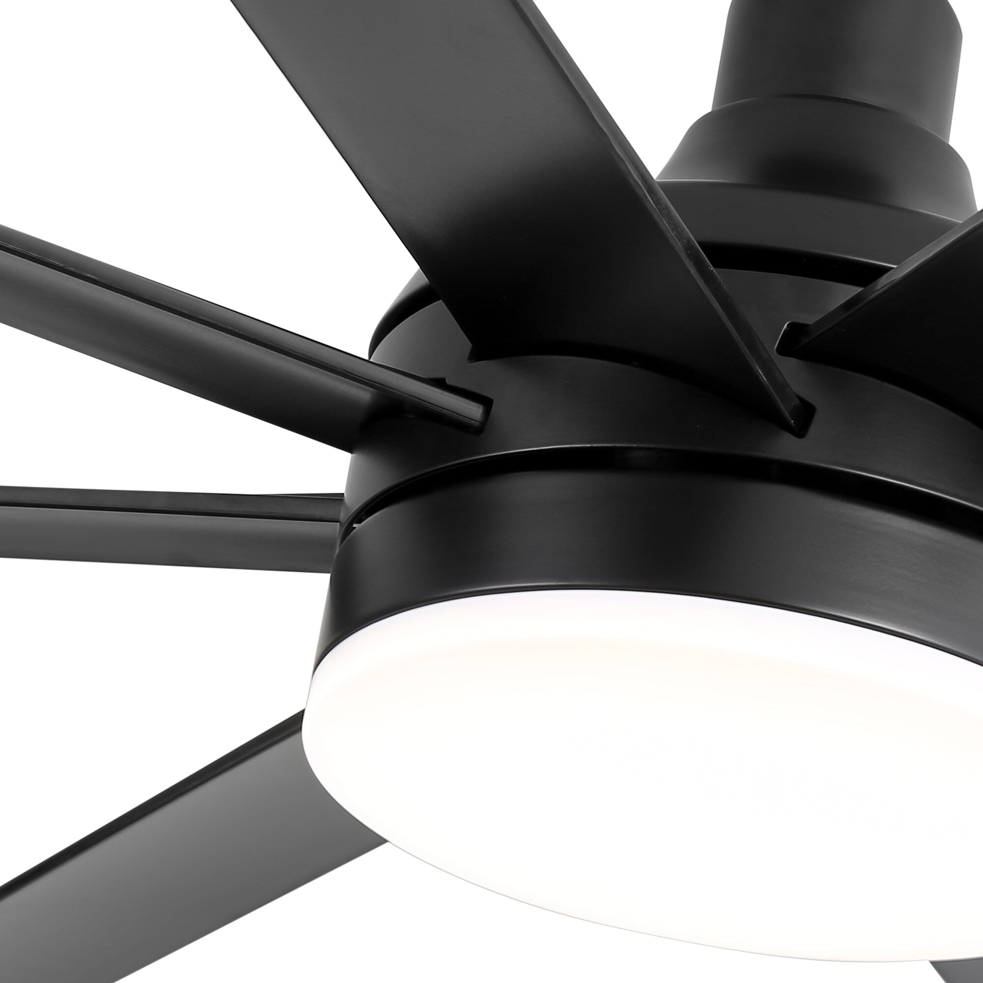 Grand ventilateur de plafond de 72 pouces avec télécommande et éclairage LED - 8 pales