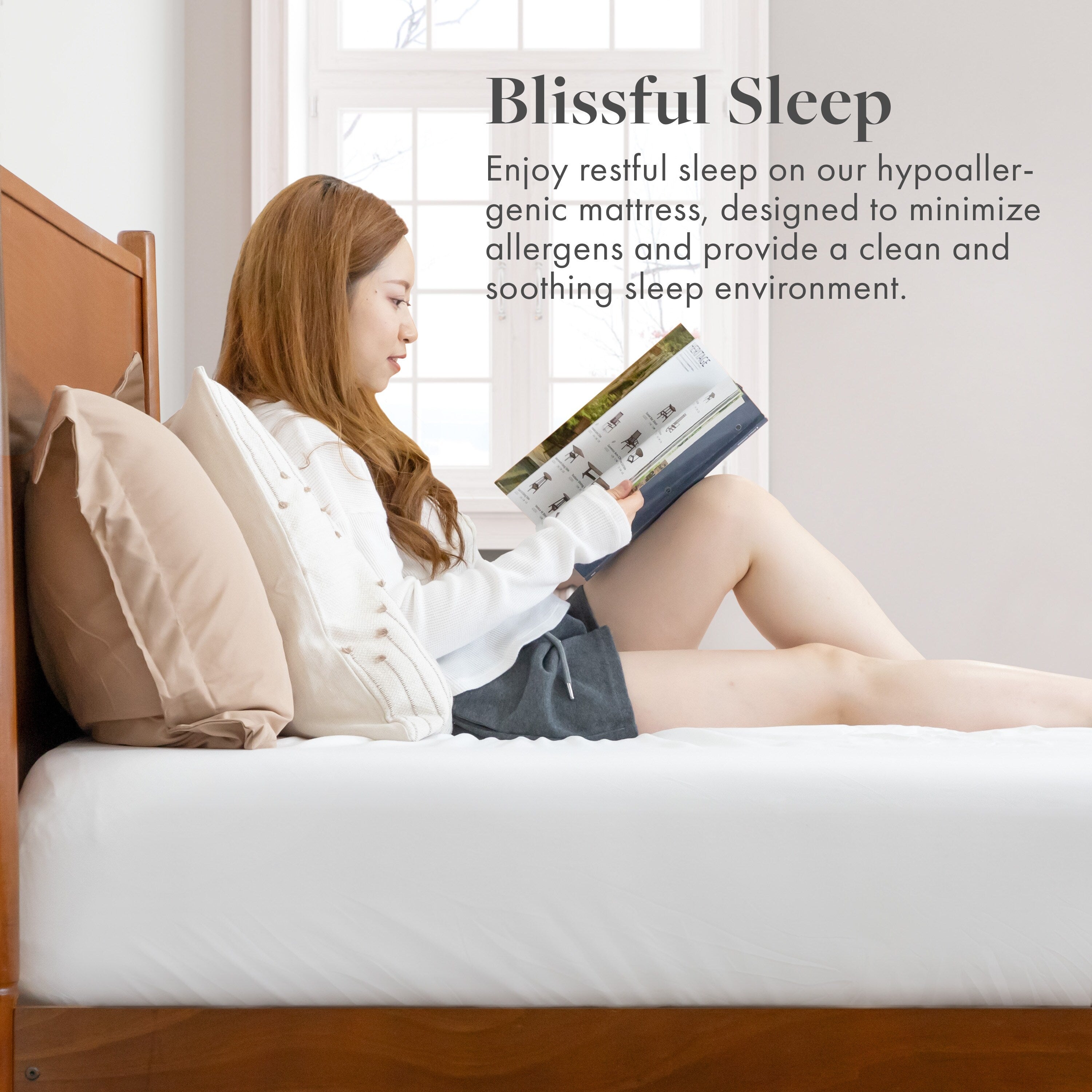Matelas en mousse à mémoire de forme gel de qualité supérieure SoftNest Rejuv Collection de 6 pouces