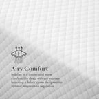 Matelas en mousse à mémoire de forme gel de qualité supérieure SoftNest Rejuv Collection de 6 pouces