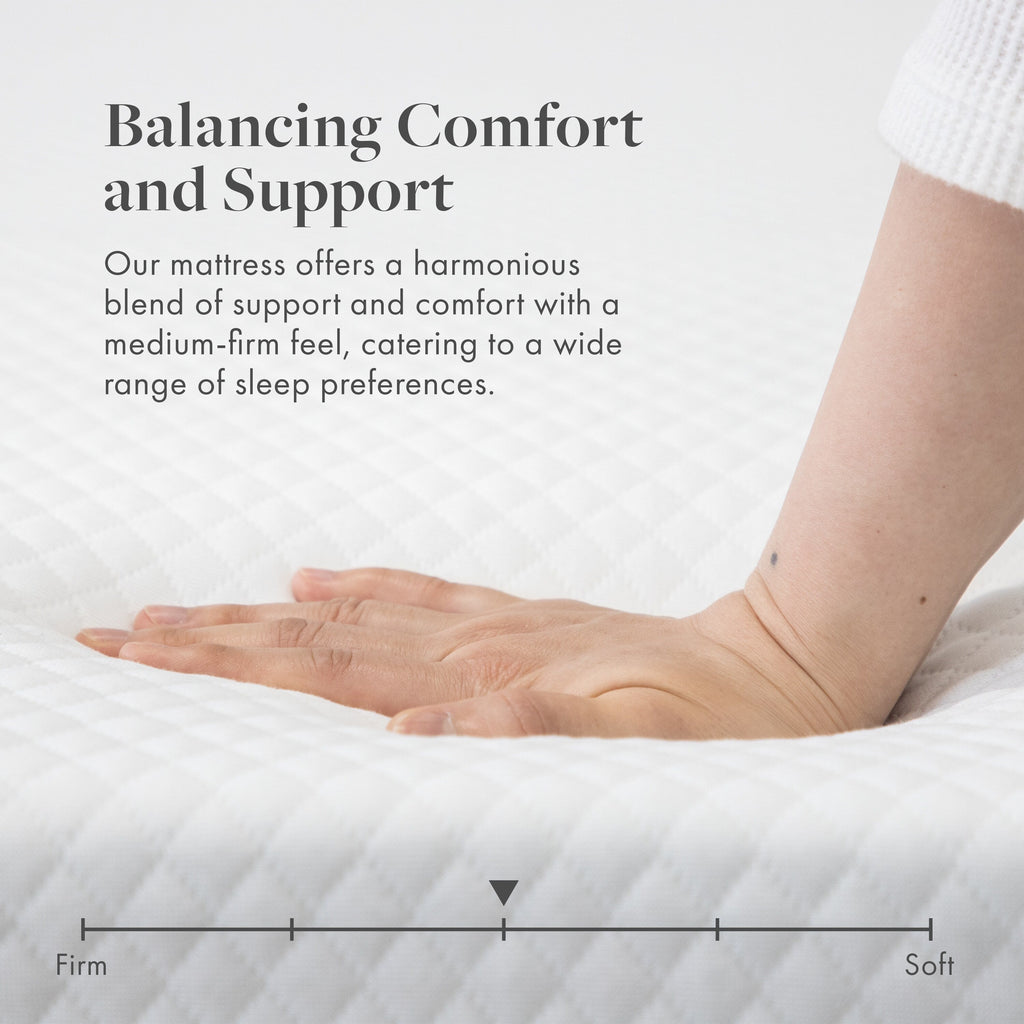Matelas en mousse à mémoire de forme gel de qualité supérieure SoftNest Rejuv Collection de 6 pouces