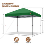 ABCCANOPY Tente à baldaquin facile à monter et durable Tente à baldaquin d'extérieur