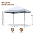 ABCCANOPY Tente à baldaquin facile à monter et durable Tente à baldaquin d'extérieur