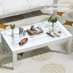 Ensemble de meubles de patio en aluminium AECOJOY 7 pièces Ensemble de conversation d'extérieur