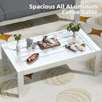 Ensemble de meubles de patio en aluminium AECOJOY 7 pièces Ensemble de conversation d'extérieur