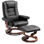 Fauteuil inclinable AVAWING avec ottoman pivotant