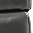 Banc ottoman de rangement en cuir reconstitué Adeco 50