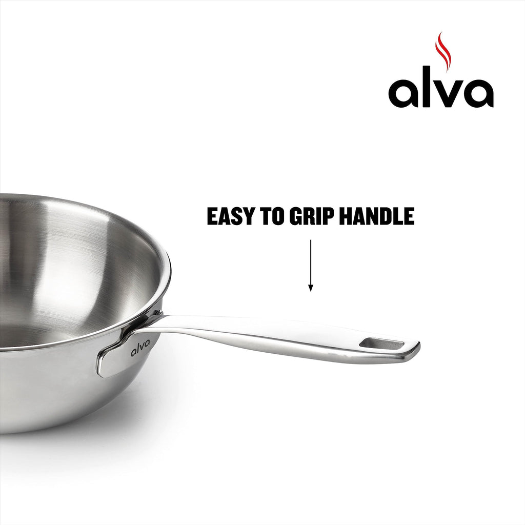 Saucière Alva Maestro en acier inoxydable 5 plis - 1,6 pinte. Non toxique