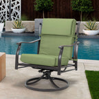 Lot de 4 coussins de chaise à dossier haut Aoodor Patio, 46 ​​x 21 x 4 pouces (coussins uniquement)