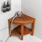 Table/banc de douche en teck indonésien Aurora Home