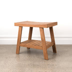 Table/banc de douche en teck indonésien Aurora Home