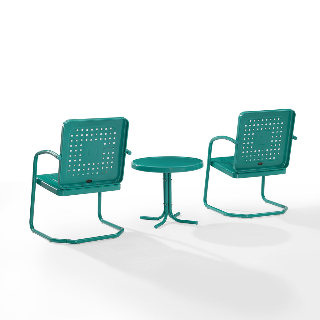Ensemble de chaises d'extérieur Crosley Bates 3 pièces - 84 L x 22 P x 35 H