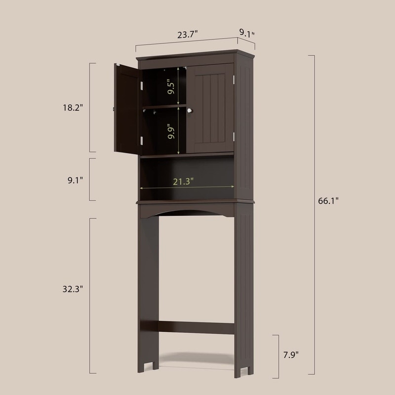 Meuble de rangement pour salle de bain, meuble de rangement pour toilettes, étagère de salle de bain au-dessus des toilettes, toilettes gain de place