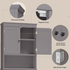 Meuble de rangement pour salle de bain, meuble de rangement pour toilettes, étagère de salle de bain au-dessus des toilettes, toilettes gain de place