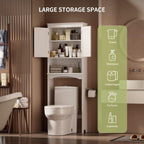 Meuble de rangement pour salle de bain, meuble de rangement pour toilettes, étagère de salle de bain au-dessus des toilettes, toilettes gain de place