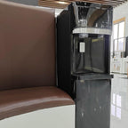 Distributeurs d'eau chaude et froide 3 en 1 noirs avec machine à glaçons