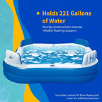 Piscine gonflable Blue Wave Premier avec couverture - Taille unique