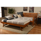 Lit de repos Somette Boho avec lit escamotable supplémentaire (matelas non inclus)