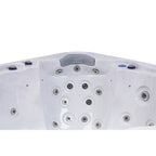 Maillot Buenospa 6 - Personne 46 - Spa à jets, blanc glacé, gris avec ozone et lumières LED