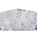 Maillot Buenospa 6 - Personne 46 - Spa à jets, blanc glacé, gris avec ozone et lumières LED