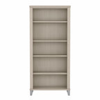 Bibliothèque haute à 5 étagères Bush Furniture Somerset avec tablettes réglables