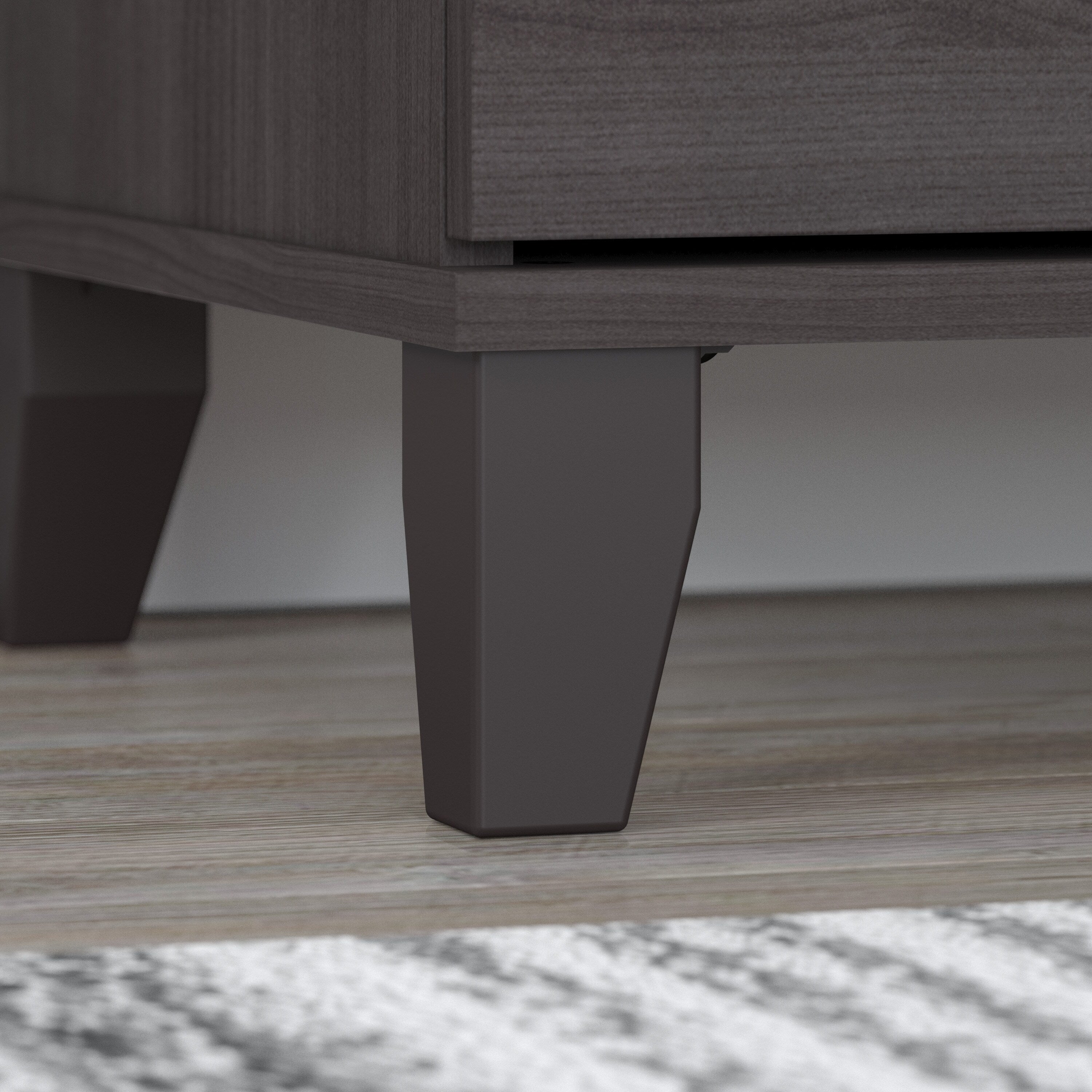Bibliothèque haute à 5 étagères Bush Furniture Somerset avec tablettes réglables