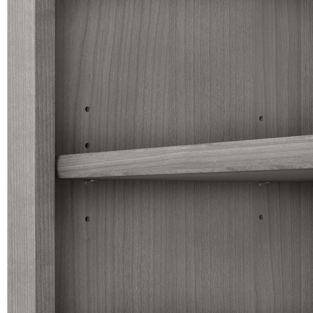 Bibliothèque haute à 5 étagères Bush Furniture Somerset avec tablettes réglables
