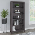Bibliothèque haute à 5 étagères Bush Furniture Somerset avec tablettes réglables