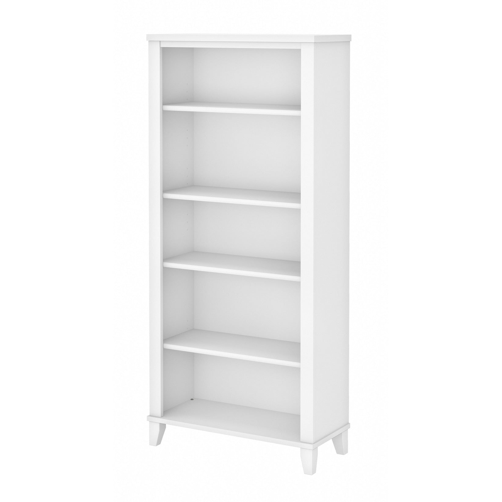 Bibliothèque haute à 5 étagères Bush Furniture Somerset avec tablettes réglables