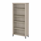Bibliothèque haute à 5 étagères Bush Furniture Somerset avec tablettes réglables