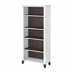 Bibliothèque haute à 5 étagères Bush Furniture Somerset avec tablettes réglables