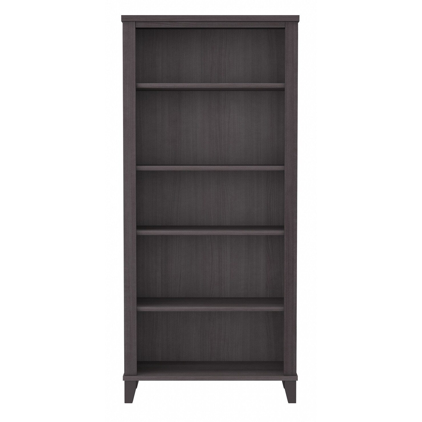 Bibliothèque haute à 5 étagères Bush Furniture Somerset avec tablettes réglables