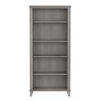 Bibliothèque haute à 5 étagères Bush Furniture Somerset avec tablettes réglables