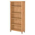 Bibliothèque haute à 5 étagères Bush Furniture Somerset avec tablettes réglables