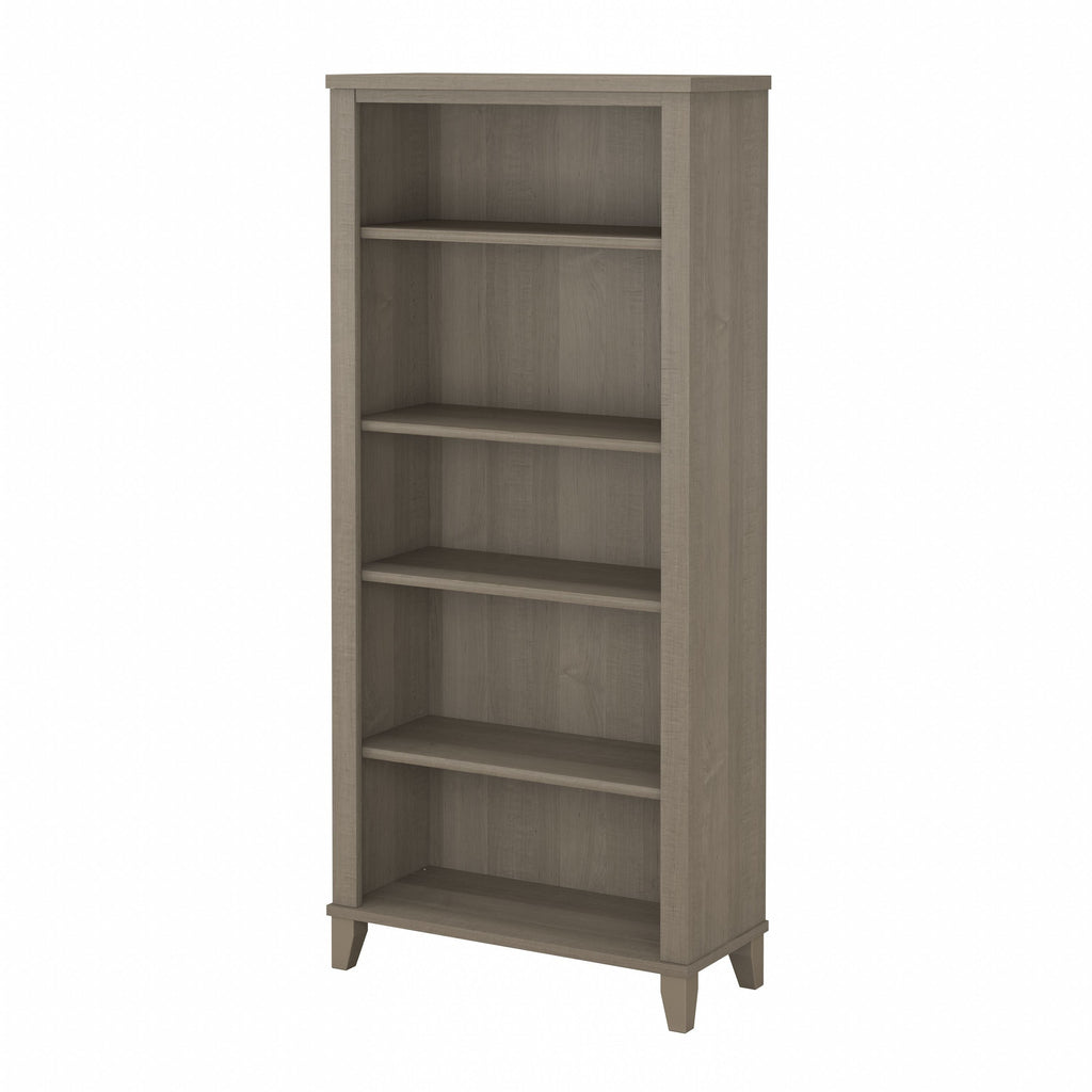 Bibliothèque haute à 5 étagères Bush Furniture Somerset avec tablettes réglables
