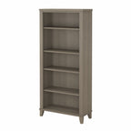 Bibliothèque haute à 5 étagères Bush Furniture Somerset avec tablettes réglables