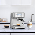 Machine à expresso tout-en-un CASABREWS Ultra avec écran LCD, argent