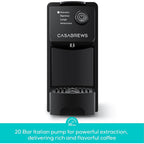 CASABREWS CM7036E Machine à expresso 20 bars pour dosettes Nespresso originales