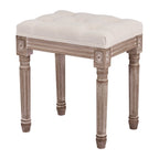 Tabouret de pied et tabouret de coiffeuse rembourrés vintage français CO-Z