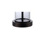 Lampe de table à LED Cabell 21 en verre, contemporaine et moderne, avec chargeur USB, bronze huilé (lot de 2) par JONATHAN Y