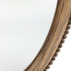 Miroir mural ovale de 81 cm avec cadre en bois Cameo, miroir mural de salle de bain - 31,89 H x 24 L x 1,26 P